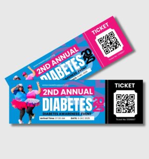 Diabetes Awareness Event Ticket